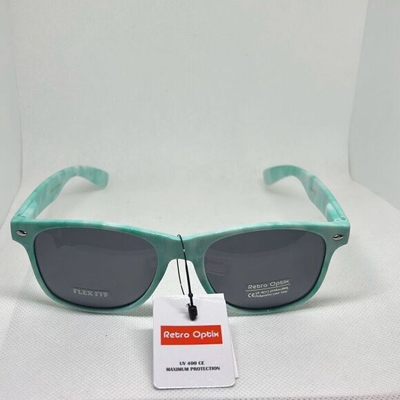 Tie-Dye Unisex Retro Sunglasses - Picture 3 of 3